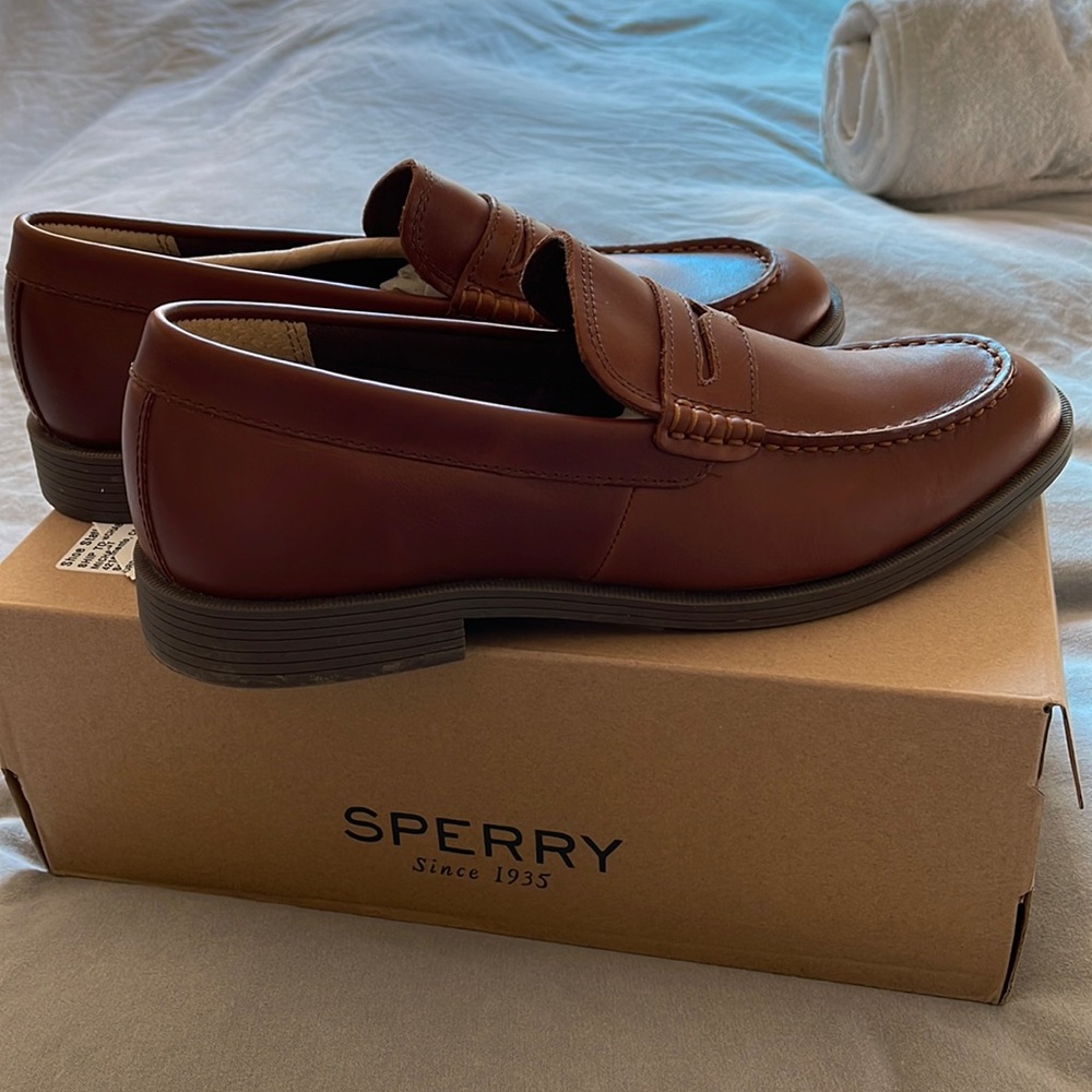 Sperry Manchester Penny Cognac